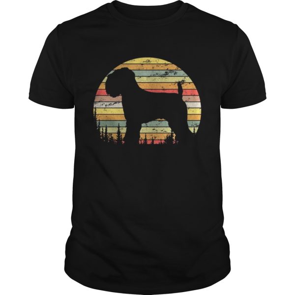 Soft Coated Wheaten Terrier Dog Retro 70s Vintage Shirt