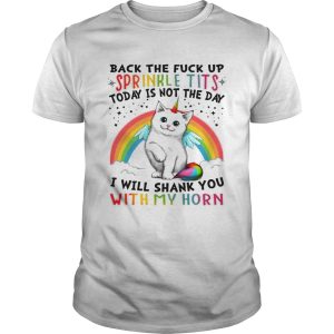 Sprinkle Tits I will shank you with my Horn Cats Horn shirt