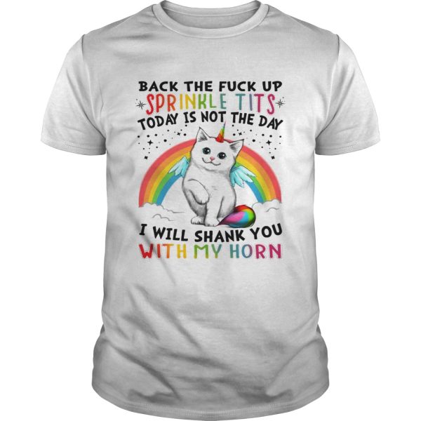 Sprinkle Tits I will shank you with my Horn Cats Horn shirt