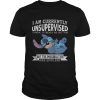 Stitch I Am Currently Unsupervised I Know It Freaks Me Out Too Shirt