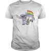 Stitch LGBT flag shirt
