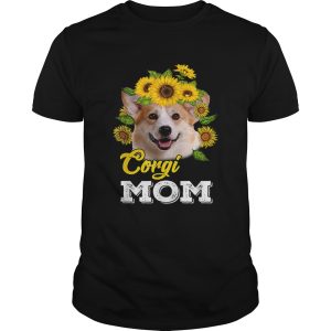 Sunflowers Corgi Mom shirt