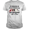 Surviving Social Distancing One Dachshund Dog shirt