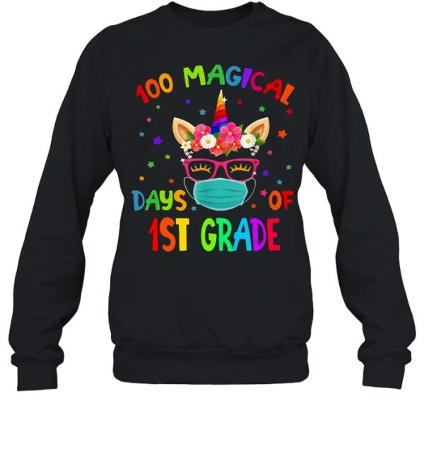 100 Magical Days Of 1St Grade School Unicorn shirt