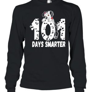 101 Days Smarter Dalmation Dog shirt