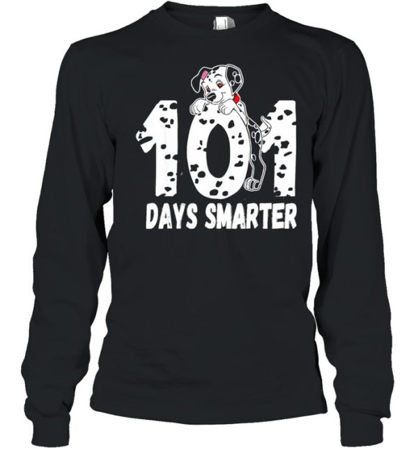 101 Days Smarter Dalmation Dog shirt