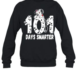 101 Days Smarter Dalmation Dog shirt 2