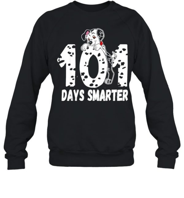 101 Days Smarter Dalmation Dog shirt