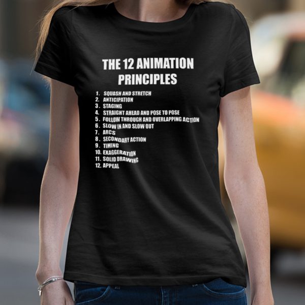 12 Principles Of Animation T-Shirt