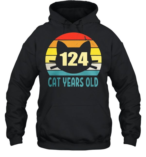 124 Cat Years Old Vintage shirt