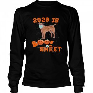 2020 Is Boo Sheet Halloween Irish Terrier Dog Wear Mask shirt 1