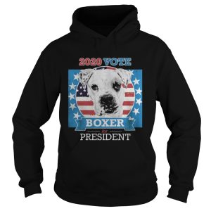 2020 Vote Boxer For President Dog American Flag shirt 1