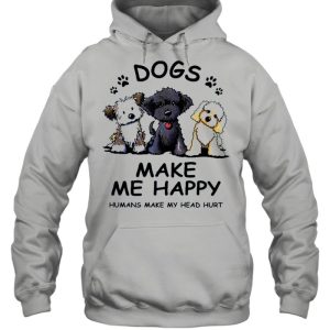 2021 dogs make Me happy humans make my head hurt shirt 3