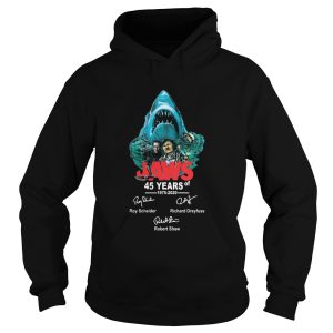 45 years of Jaws 1975 2020 signatures shirt