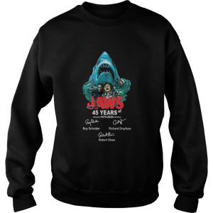 45 years of Jaws 1975 2020 signatures shirt 2