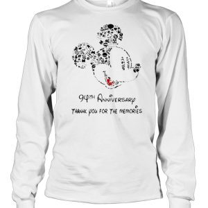 94th anniversary thank you for the memories mickey disney shirt 3