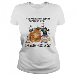 A Cannot Survive On Books Alone She Also Needs A Cat Shirt