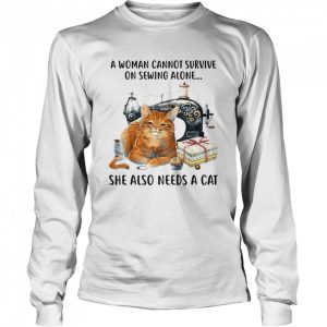 A Cannot Survive On Books Alone She Also Needs A Cat Shirt 3