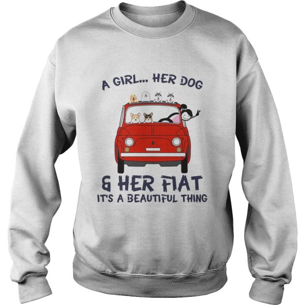 A Girl Her Dog And Her Flat Its A Beautiful Thing shirt