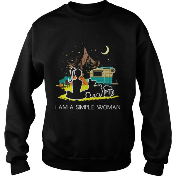 A Simple Woman Yorkshire Dog shirt