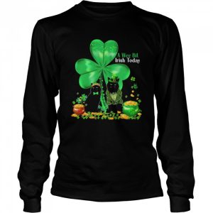 A Wee Bil Irish Today Cat Lucky Grass shirt