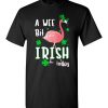 A Wee Bit Irish Today Flamingo St. Patrick’s Day T-Shirts