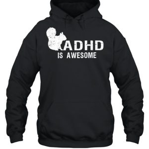 ADHD is awesome squirrel shirt 3