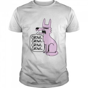 Ac Stuart Pink Wolf Growl Growl T shirt 1