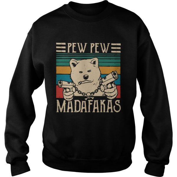 Akita Inu Pew Pew Madafakas Vintage shirt