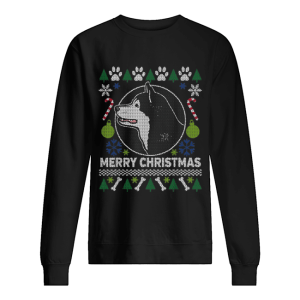 Alaskan Malamute Dog Breed Ugly Christmas Style Gifts shirt 2