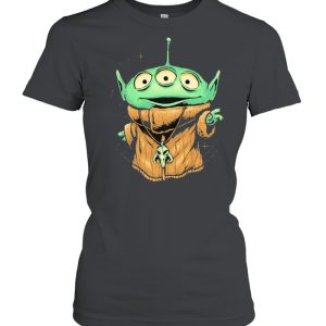 Alien Monster In Baby Yoda Shirt 2