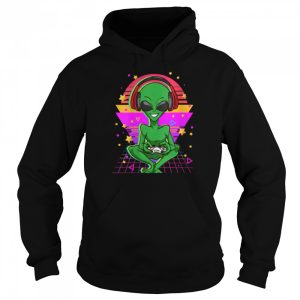 Alien With Video Game Controller Alien Gaming Gamer Alien Shirt 5