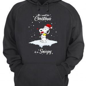 All I Want For Christmas Is A Snoopy and Woodstock shirt 3