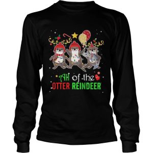 All Of The Otter Reindeer Christmas shirt 2