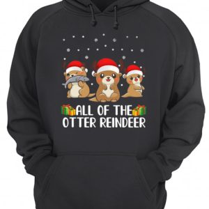 All of The Otter Reindeer Cute Christmas shirt 3