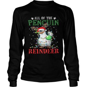 All of the Penguin reindeer light christmas shirt 2