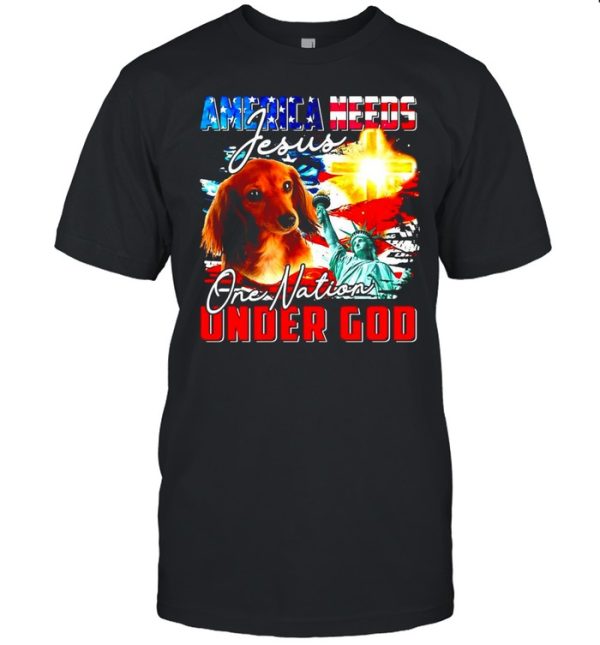 America Needs Jesus One Nation Under God T-shirt