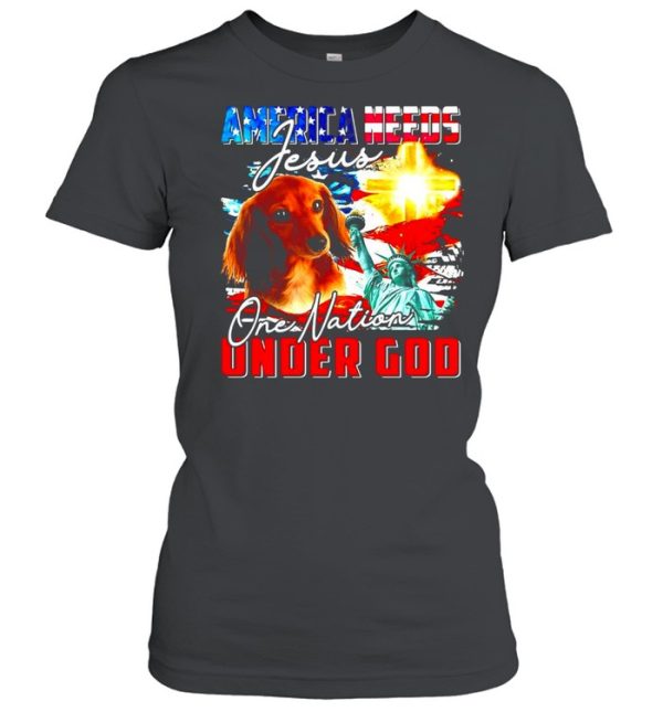 America Needs Jesus One Nation Under God T-shirt