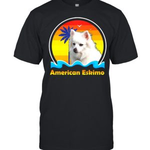 American Eskimo Vintage Retro T-shirt