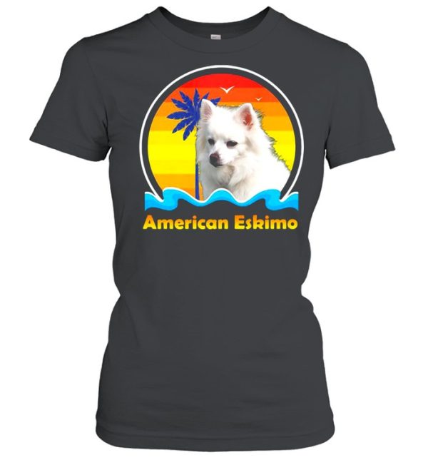 American Eskimo Vintage Retro T-shirt