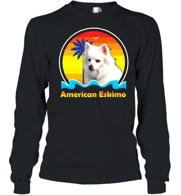 American Eskimo Vintage Retro T-shirt