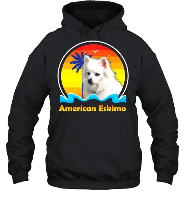 American Eskimo Vintage Retro T-shirt