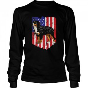 American Flag Bernese Mountain Dog 4th Of July USA Shirt 3