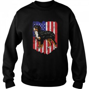 American Flag Bernese Mountain Dog 4th Of July USA Shirt 4