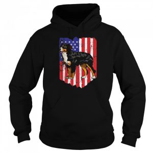 American Flag Bernese Mountain Dog 4th Of July USA Shirt 5