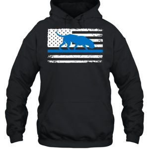 American Flag Bloodhound K9 Police Thin Blue shirt 2