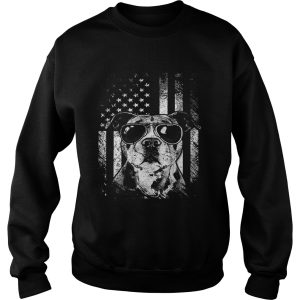 American Flag Pitbull Sunglass shirt 2