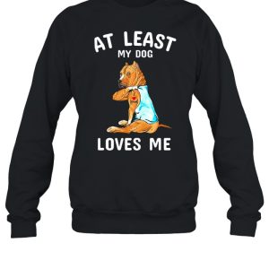 American Staffordshire Terrier Tattoos I love dad at least my dog loves me shirt