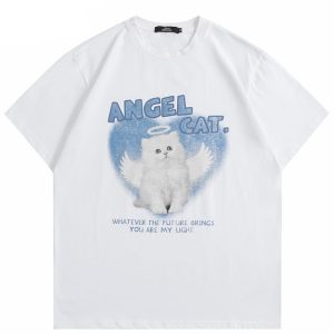 Angel Cat Lovely Cat Tee