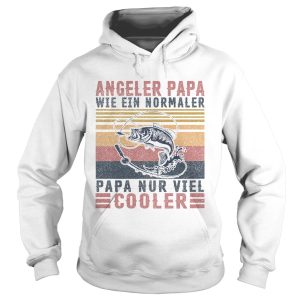 Angeler papa wie ein normaler papa nur viel cooler vintage retro shirt 1